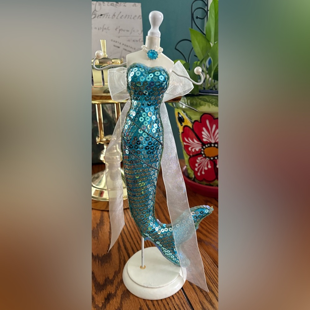 Sequin Mermaid Jewelry Holder